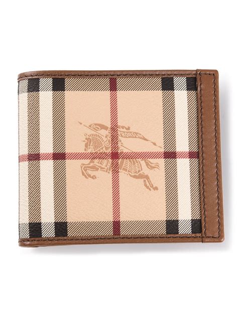 burberry haymarket wallet men's|burberry embossed leather wallet.